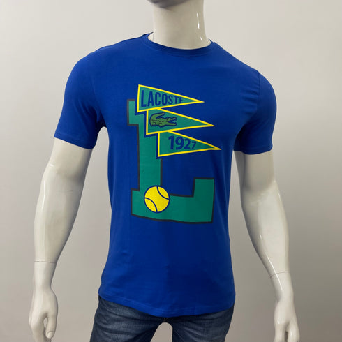 LACOSTE L BADGE PRINTED T-SHIRT